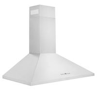 ZLINE - 30 inches - Externally Vented - Wall Range Hood - Stainless steel - Angle