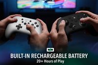 NEXT - Wireless Rechargeable Pro Controller for Switch 2 & Switch - Frost - Angle