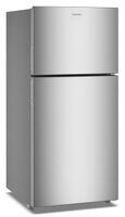 Amana - 19 Cu. Ft.Garage Ready Top-Freezer Refrigerator and - Fingerprint-Resistant Stainless Finish - Angle
