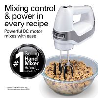 Hamilton Beach - Professional 7-Speed Hand Mixer - White - Angle
