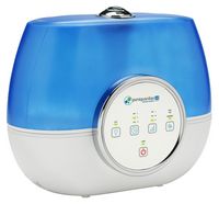 PureGuardian - Ultrasonic 2 Gal. Warm and Cool Mist Aromatherapy Humidifier - Blue/White - Angle