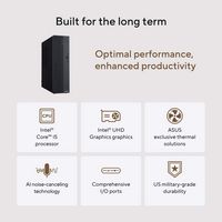 ASUS - V500SV Slim Desktop - Intel Core i5-13420H - 8GB Memory - 512GB SSD - Dark Gray - Angle