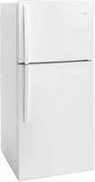 Whirlpool - 19.2 Cu. Ft. Top-Freezer Refrigerator - White - Angle