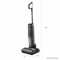 Tineco - Floor Washer Flashdry Cordless Mop & Vacuum Cleaner - 6 Series - Black - Angle