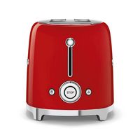 SMEG TSF01 2-Slice Wide-Slot Toaster - Red - Angle