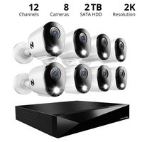 Night Owl - 8 Channel 2K (4MP) DVR with 8 (4MP) Cameras and 2TB Storage, Expandable up to 4 Addit... - Angle