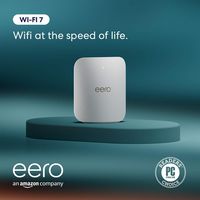 eero Pro 7 Tri-band Mesh Wifi Router - White - Angle