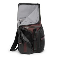 TUMI - Alpha Bravo Logistics Flap Lid Backpack - Oxblood - Angle