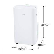 Frigidaire - 115V 14,000 BTU 450 Sq. Ft. Portable Air Conditioner with 12,000 BTU Supplemental He... - Angle