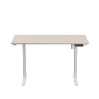 HUANUO - Extra Large Adjustable Standing Desk - 63″ x 28″ - Natural - Angle