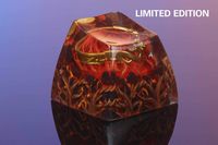 DROP - The Lord of the Rings Elven Rings of Power Artisan Keycap - Narya - Angle