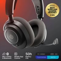 SteelSeries - Arctis Nova 7 Gen 2 Wireless Over-The-Ear Multi Gaming Headset for PC, PS5, Switch,... - Angle