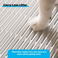 Cat Litter Ramp Step for Neakasa M1 and Other Litter Boxes - White - Angle