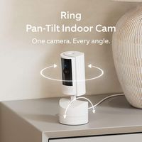 Ring - 3-Pack Pan-Tilt Indoor Security Cam with 360° Horizontal Pan Coverage, Live View & Two-Way... - Angle