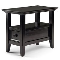 Simpli Home - Amherst Narrow Side Table - Hickory Brown - Angle