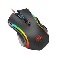 REDRAGON - Griffin M607 Wired Optical Gaming Mouse - Wired - Black - Angle