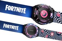 Woojer - Fortnite Strap 3 Ring, Armor & Belt Style-set - Cuddle Team Leader Edition - Black, Pink - Angle
