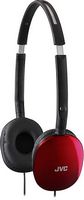 JVC - FLATS Over-the-Ear Headphones - Red - Angle