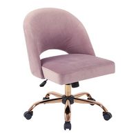 OSP Home Furnishings - Lula Office Chair - Purple - Angle