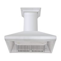 ZLINE - 30 inches - Convertible - Wall Range Hood - Silver - Angle