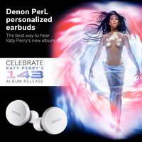 Denon - PerL True Wireless Active Noise Cancelling In-Ear Earbuds - White - Angle