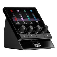 Hercules - Stream 100, Audio Mixer for Content Creators, Streaming and Gaming - Black - Angle