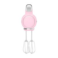 SMEG - HMF01 9 Speed Hand Mixer - Pink - Angle