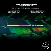 Razer - Ornata V3 Full-Size Wired Mecha-Membrane Gaming Keyboard with Chroma RGB Backlighting - B... - Angle