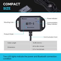 Renogy - BT-1 Bluetooth Module - Black - Angle