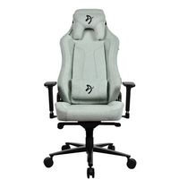 Arozzi - Vernazza Soft Fabric Gaming Chair - Pearl Green - Angle