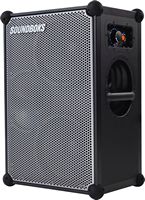 SOUNDBOKS 4 - Portable Bluetooth Speaker with Swappable Rechargable Battery - Metallic Gray - Angle