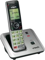 VTech - Cordless Phone with Caller ID/Call Waiting - Silver - Angle