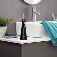 Waterpik - Cordless Plus Water Flosser - Black - Angle