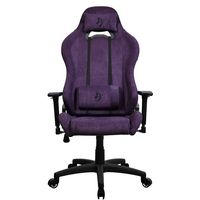 Arozzi - Torretta Soft Fabric Gaming Chair - Purple - Angle