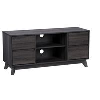 Hollywood Wood Grain TV Stand with Drawers for Most TVs up to 55