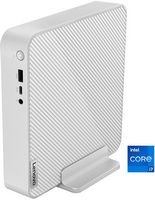 Lenovo - IdeaCentre Mini Desktop - Intel Core i7-13700H - 16GB Memory - 512GB SSD - Cloud Gray - Angle