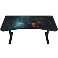 Arozzi - Arena Ultrawide Curved Gaming Desk - Omega - Angle