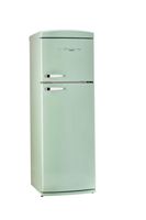 Unique Appliances - Classic Retro 11 cu.ft. Top Freezer Refrigerator - Summer Mint Green - Angle
