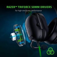 Razer - BlackShark V2 X Wired Gaming Headset for PC, PS5, PS4, Switch, Xbox X|S, and Xbox One - B... - Angle