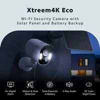 Swann - Xtreem 4K Eco Security Camera, Solar, Motion Detect, Color Night Vision, Two-Way Audio, W... - Angle