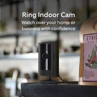 Ring - 2-Pack Indoor Plug-In 1080p Security Camera (2nd-Generation) with Privacy Cover - Black - Angle