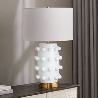 Camden&Wells - Pippa Table Lamp - Flat White - Angle