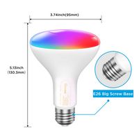 Govee - BR30 1000 Lumens Smart LED Bulb (2-Pack) - Angle