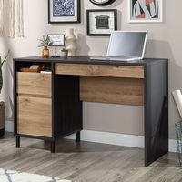 Sauder - Acadia Way Computer  Desk - Black/Brown - Angle