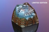 DROP - The Lord of the Rings Elven Rings of Power Artisan Keycap - Nenya - Angle