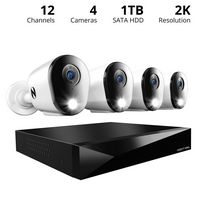 Night Owl - 8 Channel 2K (4MP) DVR with 4 (4MP) Cameras and 2TB Storage, Expandable up to 4 Addit... - Angle