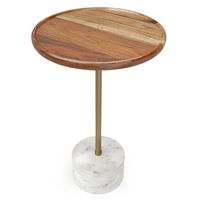 Simpli Home - Becker  Side Table - Natural - Angle