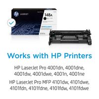 HP - 148A Standard Capacity Toner Cartridge - Black - Angle