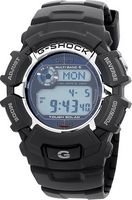 Casio - Men's G-Shock Solar Atomic Digital Sports Watch - Black - Angle