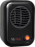 Lasko - MyHeat Personal Electric Portable Space Heater - Black - Angle